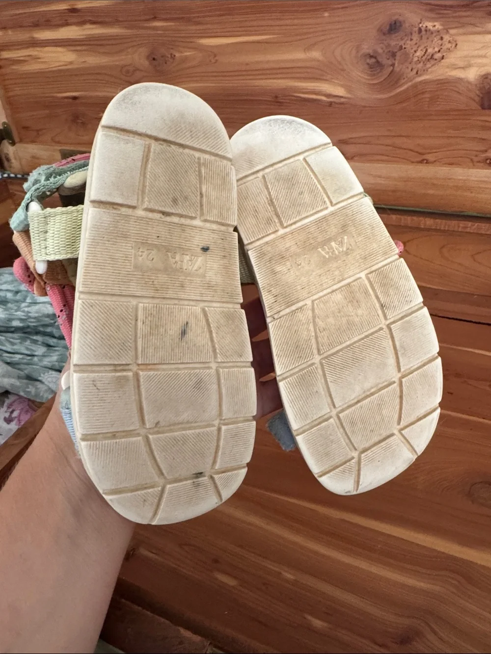 Zara girls tactical sandals